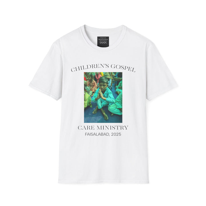 Adult - Children Gospel Care Ministry, Faisalabad T -shirt - All profits go toward the needs of the brick kiln slaves