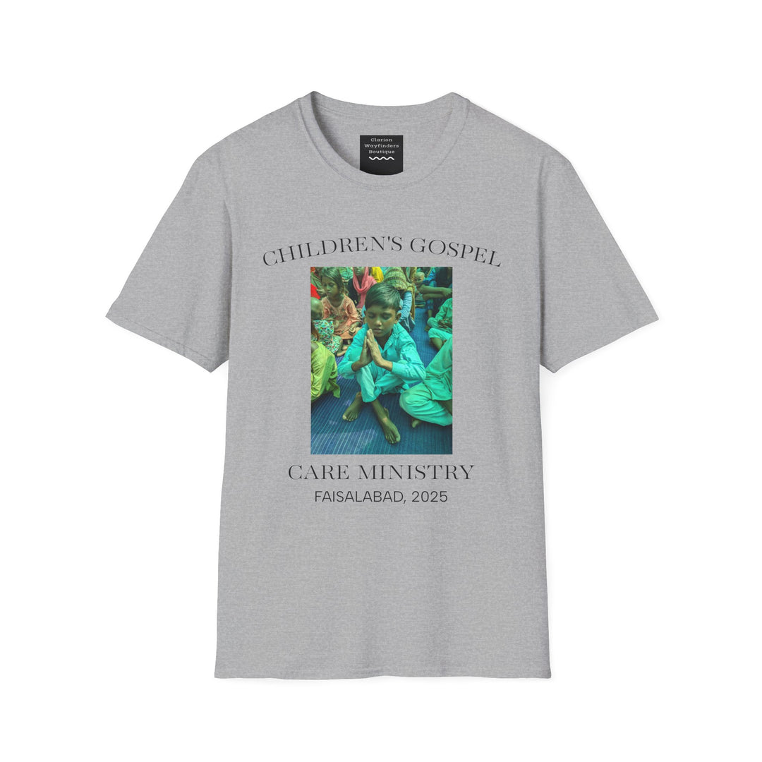 Adult - Children Gospel Care Ministry, Faisalabad T -shirt - All profits go toward the needs of the brick kiln slaves