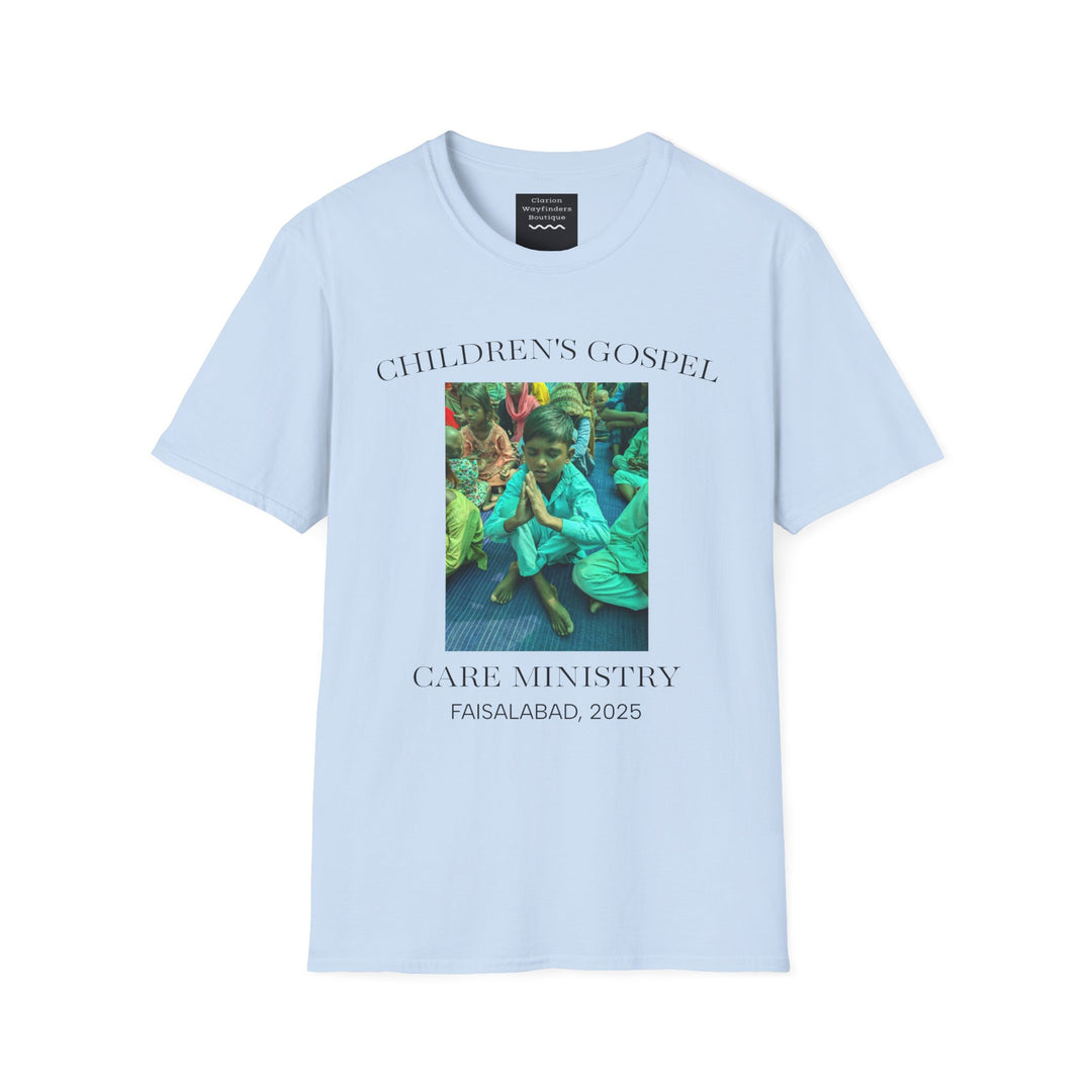 Adult - Children Gospel Care Ministry, Faisalabad T -shirt - All profits go toward the needs of the brick kiln slaves