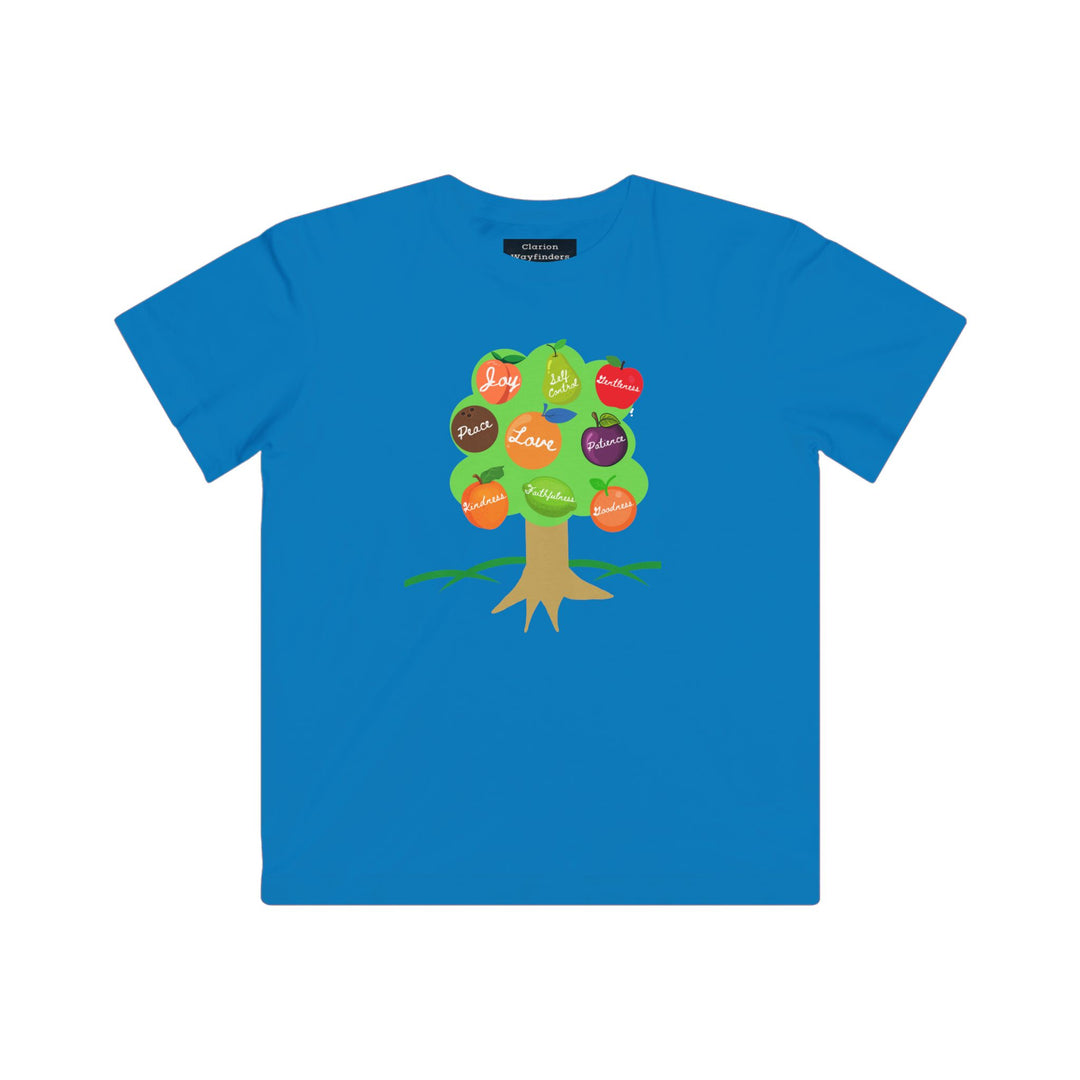 Kids Fruits of the Spirit Tee, Fun T-Shirt, Inspirational Thoughtful Gift for Kids